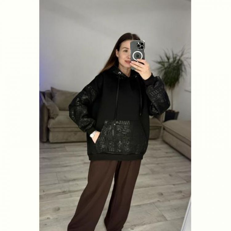 Купить Худи S.Style 615 black на obuv-plus.com.ua