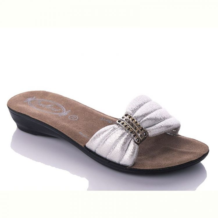 Купить Шлепанцы Demur K26-809 silver (30-35) на obuv-plus.com.ua