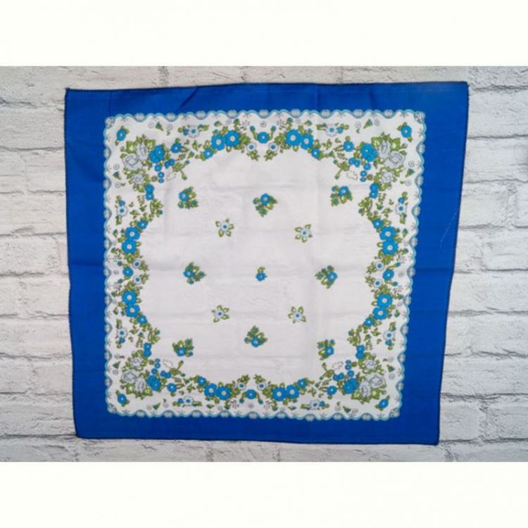 Купить Платок Shawls P162 blue-white на obuv-plus.com.ua