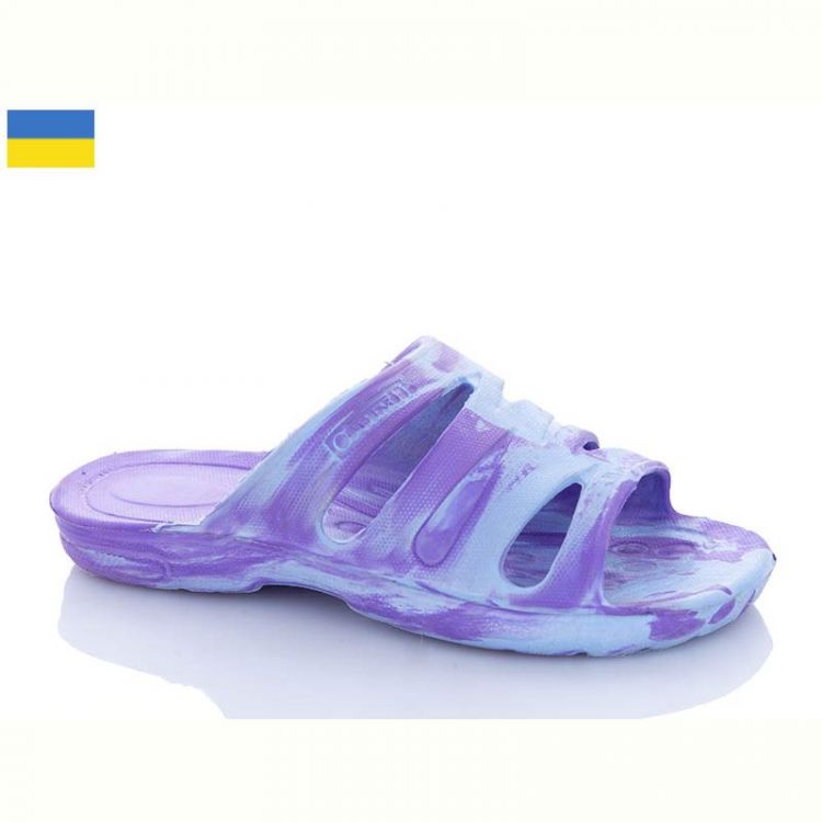 Купить Шлепанцы Olimp Olimp D501 папуга-фіолет на obuv-plus.com.ua