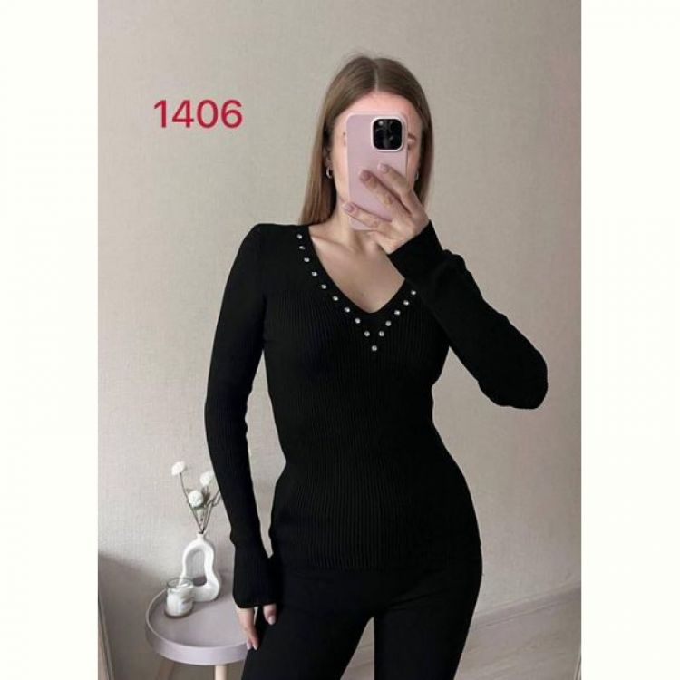 Купить Свитер FSN 1406 black на obuv-plus.com.ua