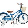 Купить RB18-38BH-ВЕЛОСИПЕД ДИТЯЧИЙ ROYAL BABY EUROCLE СИНІЙ 18дюймів на obuv-plus.com.ua