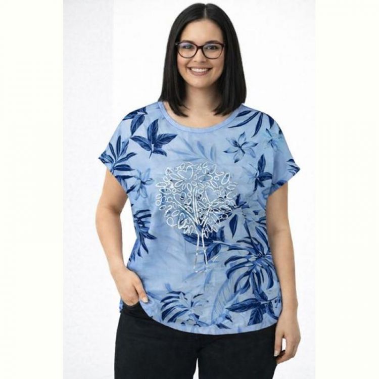 Купить Футболка Elena&Vika 26025 l.blue на obuv-plus.com.ua