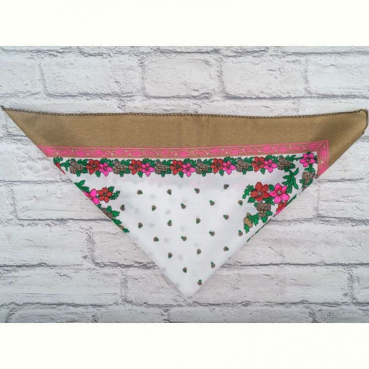 Купить Платок Shawls P161 brown-white на obuv-plus.com.ua