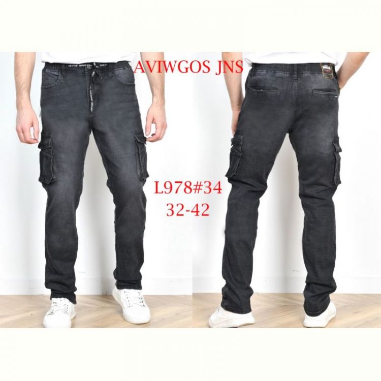 Купить Джинсы God Baron L978 black на obuv-plus.com.ua