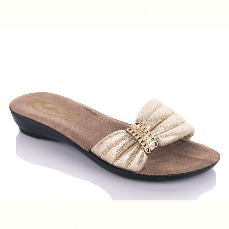 Купить Шлепанцы Demur K26-809 gold (30-35) на obuv-plus.com.ua