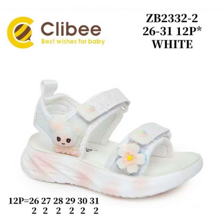 Купить Босоножки Clibee Ap-ZB2332-2 white на obuv-plus.com.ua