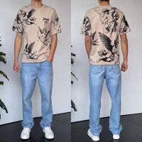 Купить Футболка i8denim 90566 beige на obuv-plus.com.ua