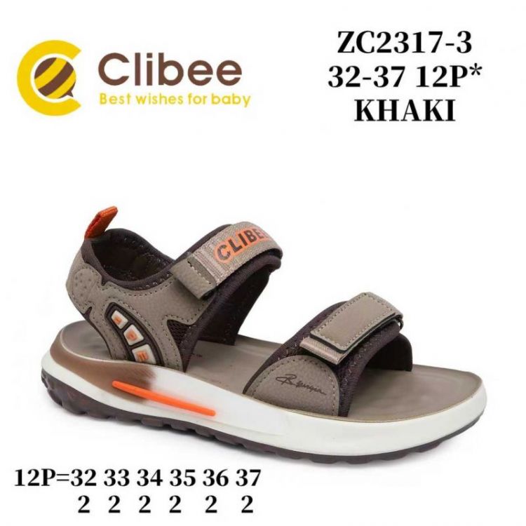 Купить Босоножки Clibee LD-ZC2317-3 Khaki на obuv-plus.com.ua