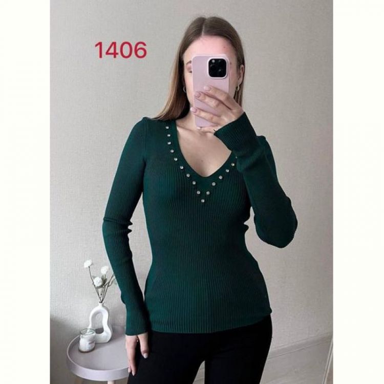 Купить Свитер FSN 1406 green на obuv-plus.com.ua