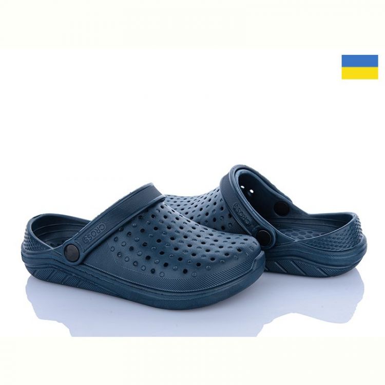 Купить Кроксы Cross Cross 025-1 т.синій на obuv-plus.com.ua