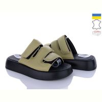 Купить Шлепанцы A.N.I.One 4074-59 оливковий на obuv-plus.com.ua