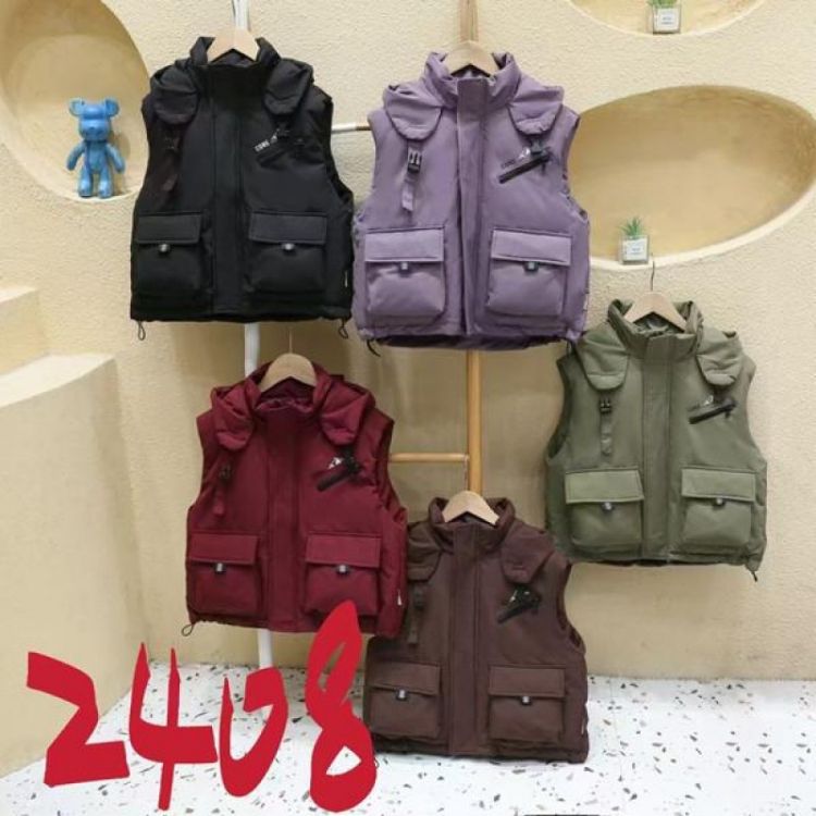 Купить Жилетка Farbique 2408 violet на obuv-plus.com.ua
