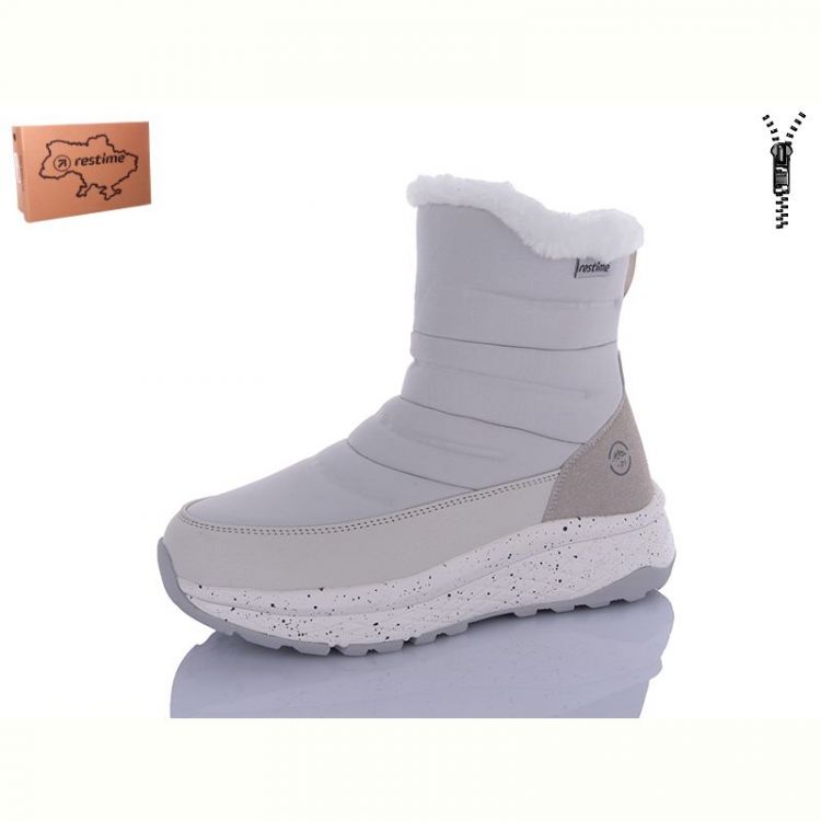 Купить Дутики Restime AWZ24296 l.grey на obuv-plus.com.ua