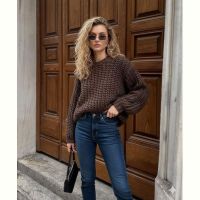 Купить Свитер Lora LR763 brown на obuv-plus.com.ua
