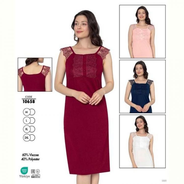 Купить Ночнушка Cotpark 10658 white на obuv-plus.com.ua