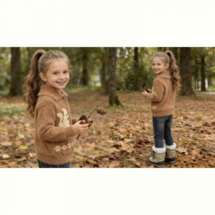 Купить Кофта Yalisi 377 brown на obuv-plus.com.ua