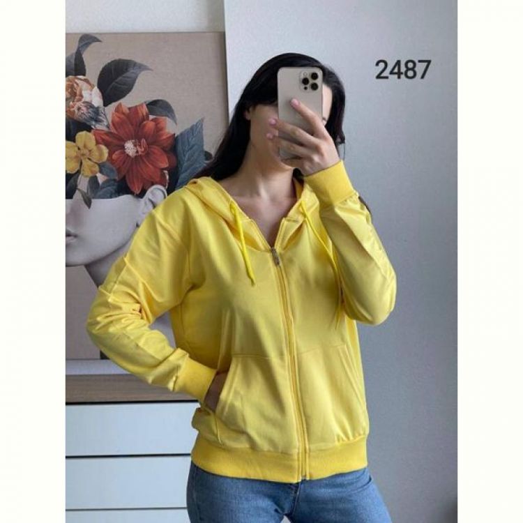 Купить Кофта спорт FSN 2487 yellow на obuv-plus.com.ua