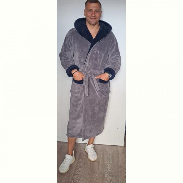 Купить Халат Romeo life RL951 grey на obuv-plus.com.ua