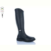 Купить Сапоги Sali 2233 чорний к чор-п.єврозима на obuv-plus.com.ua