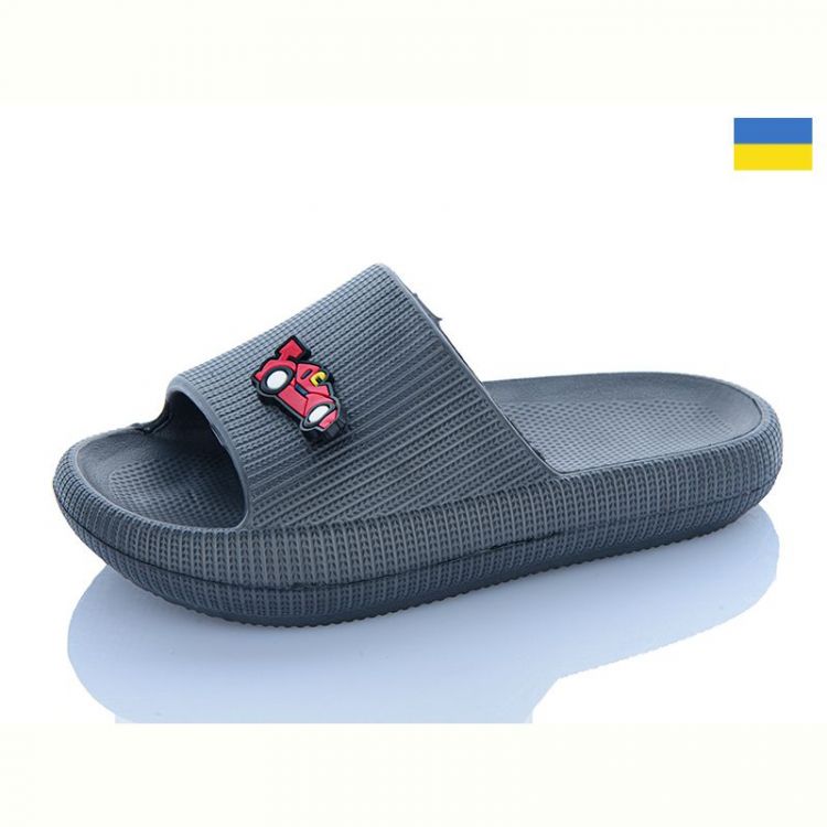 Купить Шлепанцы Cross 022 т.сірий на obuv-plus.com.ua
