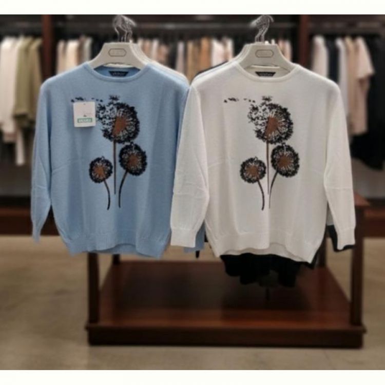 Купить Свитер Julia JL955 l.blue на obuv-plus.com.ua
