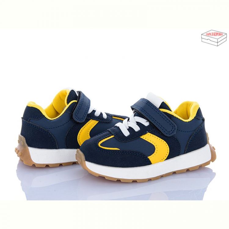 Купить Кроссовки Clibee LA627-1 blue-yellow на obuv-plus.com.ua