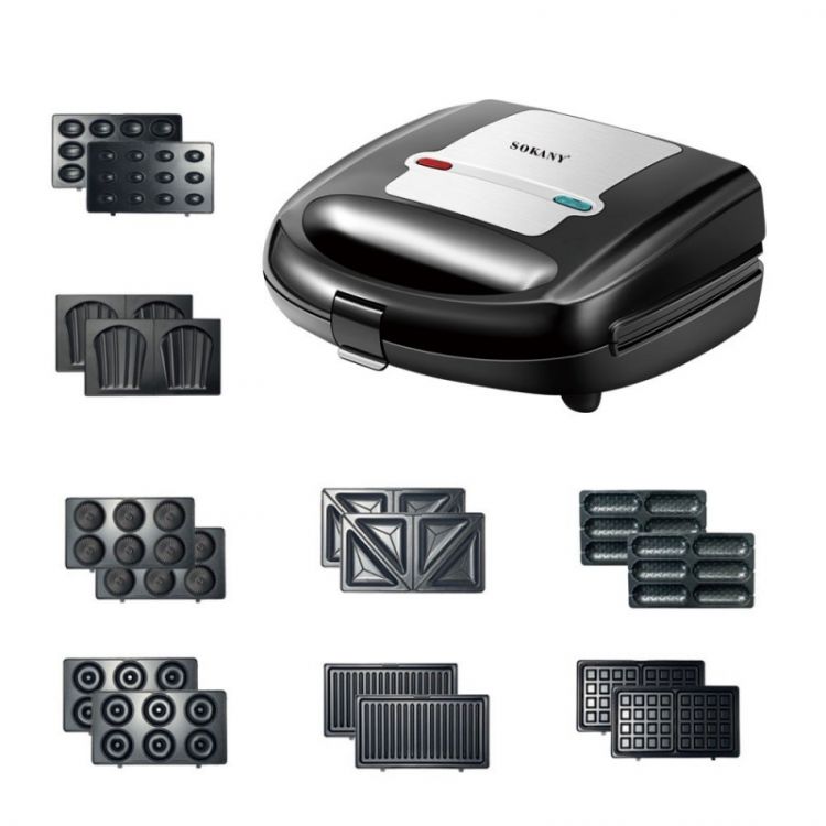 Купить Бутербродница с насадкой гриль Flipmart FMA-KJ-108G на obuv-plus.com.ua