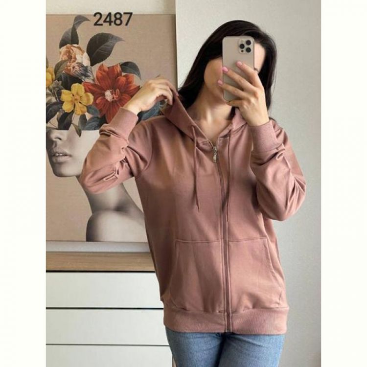 Купить Кофта спорт FSN 2487 d.beige на obuv-plus.com.ua