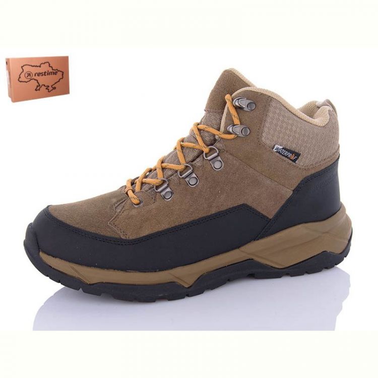 Купить Кроссовки Restime VMZ24277 khaki на obuv-plus.com.ua