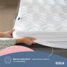 Купить Наматрасник 200х200х35 см NORDIC СOMFORT LUXE IDEIA пл 250 гр/м2 стеганный натяжной с бортом по периметру на obuv-plus.com.ua