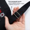 Купить Фартук для кухни IDEIA с вышивкой и карманом, з защитой от пятен, хлопок, для женщин и мужчин черный на obuv-plus.com.ua