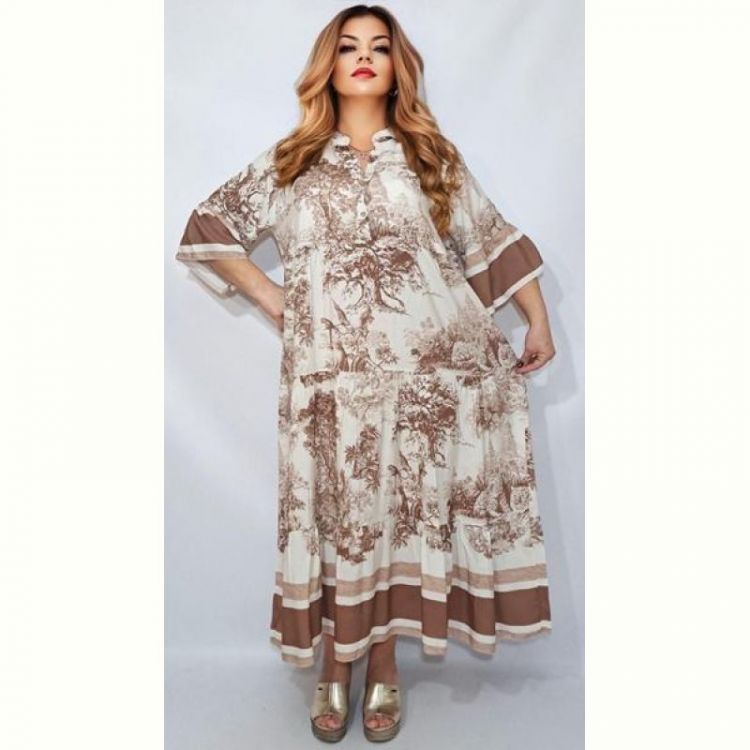 Купить Платье Romeo life RL1040 brown на obuv-plus.com.ua