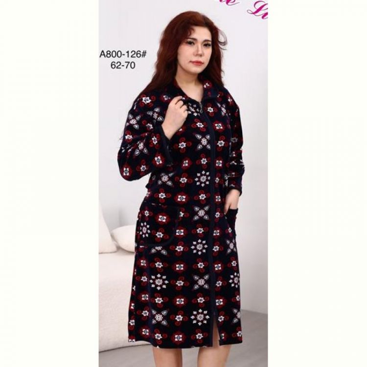 Купить Халат Fili Wear 800-126 navy на obuv-plus.com.ua