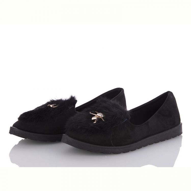 Купить Балетки Jibukang W19 black на obuv-plus.com.ua