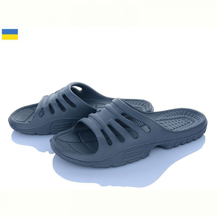 Купить Шлепанцы Ds DS П01 сірий  на obuv-plus.com.ua