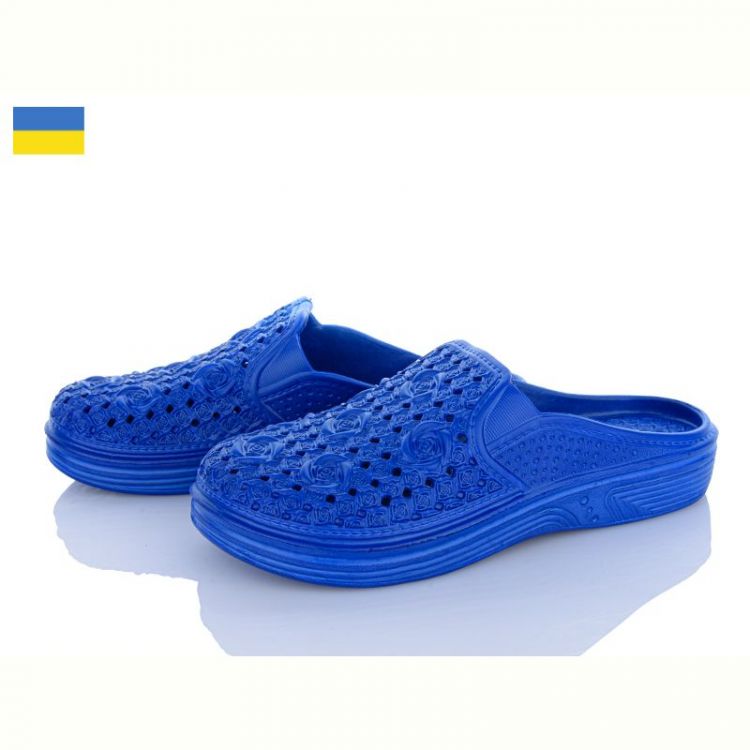 Купить Шлепанцы Cross Cross Сабо 027 т.синій на obuv-plus.com.ua