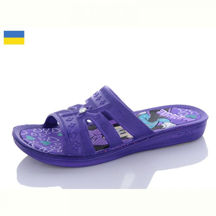 Купить Шлепанцы Verta Міккі бузковий на obuv-plus.com.ua