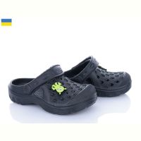 Купить Кроксы Golden Lion 327 чорний на obuv-plus.com.ua