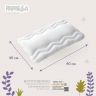 Купить Подушка детская Comfort 40х60 см PAPAELLA для младенцев антиаллергенная для детей плоская низкая белая на obuv-plus.com.ua