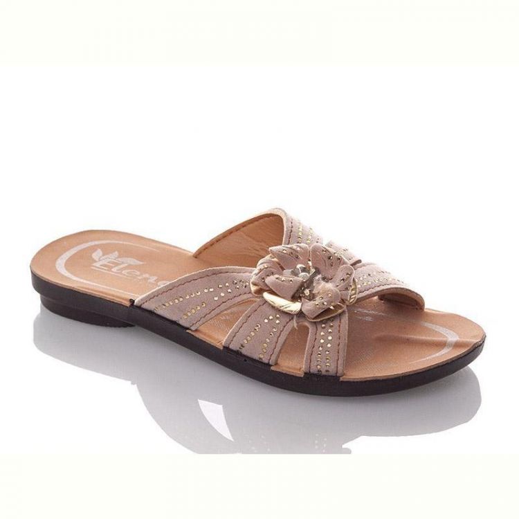 Купить Шлепанцы Malibu GElena-N1A-beige на obuv-plus.com.ua