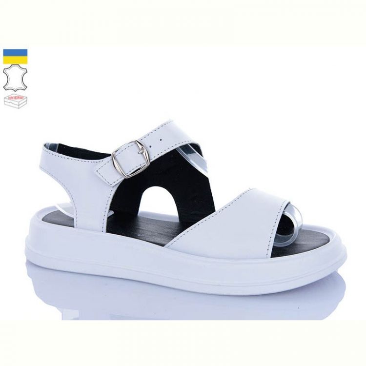 Купить Босоножки Garti 0138 біла шкіра на obuv-plus.com.ua