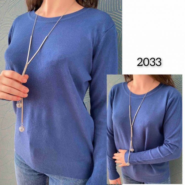 Купить Свитер Seven Group 2033 blue на obuv-plus.com.ua