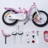 Купить Дитячий велосипед Royal Baby Little Swan Steel RB18-18 РОЖЕВИЙ на obuv-plus.com.ua