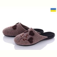 Купить Тапочки Klerotex N103 коричневий на obuv-plus.com.ua