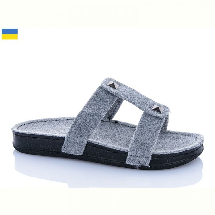 Купить Тапочки Klerotex 1502 сірий на obuv-plus.com.ua