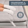Купить Наматрасник защитный 160x200 см IDEIA с резинками по углам антиаллергенный супер плотный серый на obuv-plus.com.ua