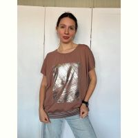 Купить Футболка FSN 2731 brown на obuv-plus.com.ua