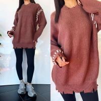 Купить Свитер i8denim Women TB107 brown на obuv-plus.com.ua