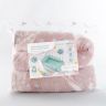 Купить Бортик валик защитный мультифункциональный PAPAELLA 60х15 см 120х15 см в детскую кроватку пудра на obuv-plus.com.ua